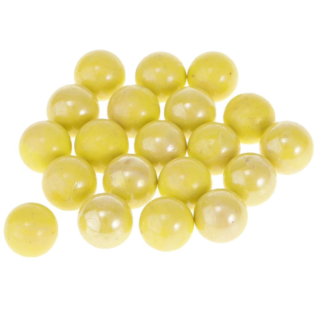 20pcs 16mm Yellow Glass Marbles Balls, Vintage Game Toy For Children, Party  Favor Ball Toys - Toy Balls - AliExpress