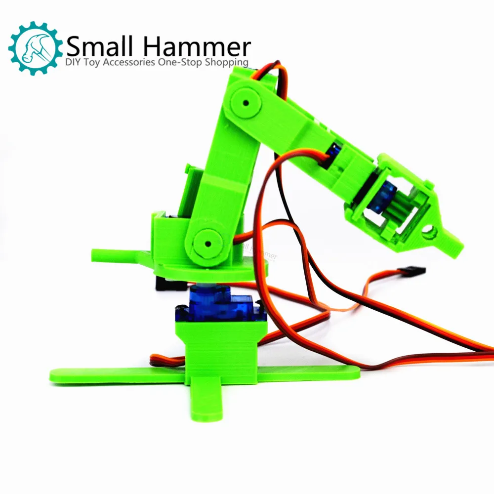 

SNAM5900 3D printing four-degree-of-freedom robot arm DIY robot assembling sg90
