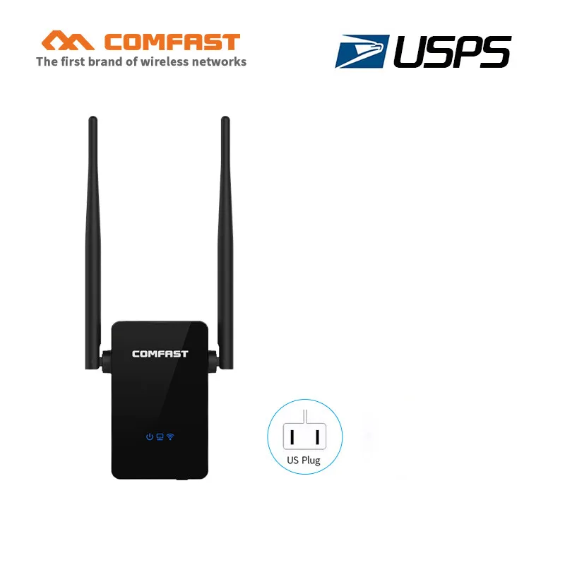Acheter COMFAST 300 Mbps WIFI répéteur avec 10dBi antenne Sans Fil N Routeur Wifi extender signal booster Amplificateur 802.11 b g n repetidor