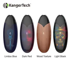 Оригинальный Kangertech Surf Pod Vape Комплект W/300 мАч встроенный аккумулятор и 1.6ом NiCr катушка и 1,2 мл картридж E-cig Kit Vs Minifit/Drop