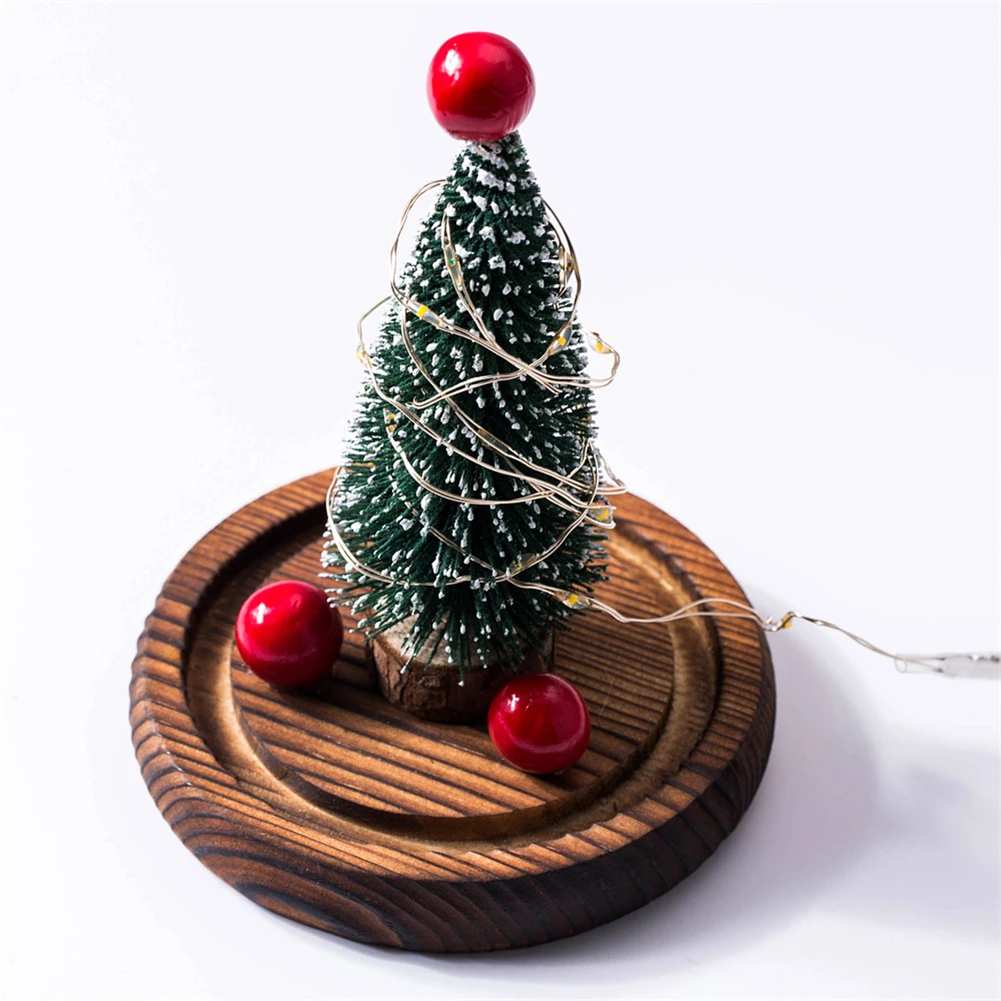 10 Светодиодный светильник-гирлянда из медной проволоки с изменяющимся цветом для рождественской елки, вечерние украшения для дома, праздничные подарки