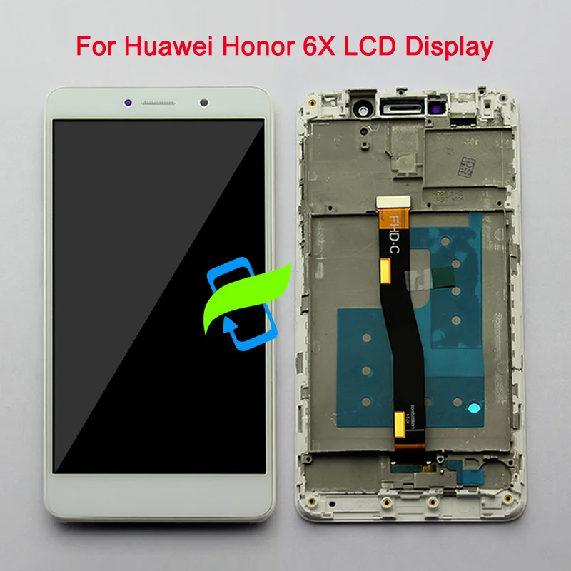 5 &quotОригинальный ЖК-дисплей для Huawei Honor 6X BLN-L24 BLN-AL10 BLN-L21 дисплей сенсорный экран