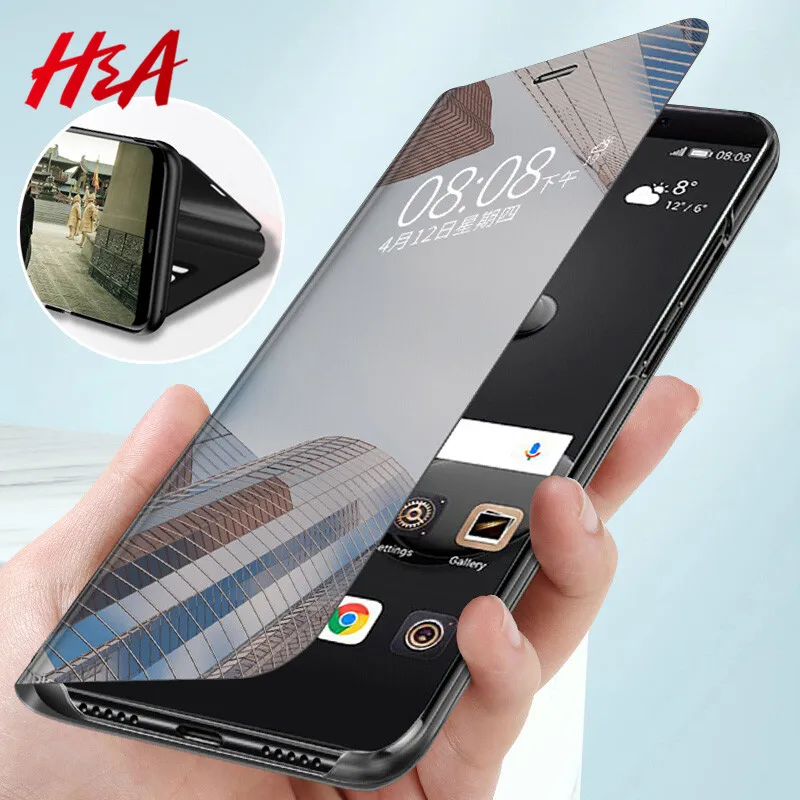 H &amp A роскошное умное зеркало флип-чехол для телефона samsung Galaxy S10E S10 S9 S8 Plus чехол S7 S6