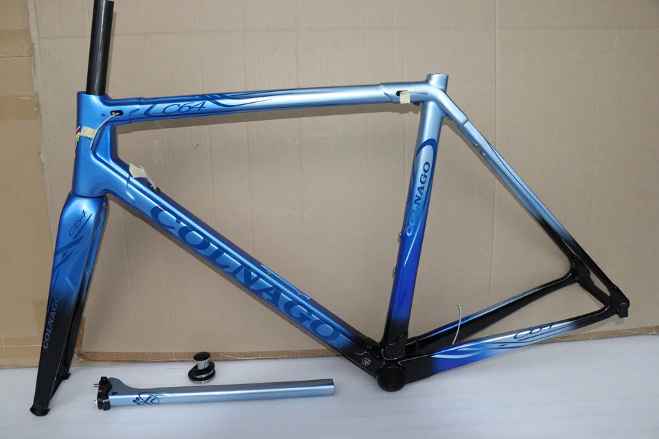 Углеродная рама Colnago C64 карбоновая для дорожного велосипеда размер 48 см 50 52 54 56 15