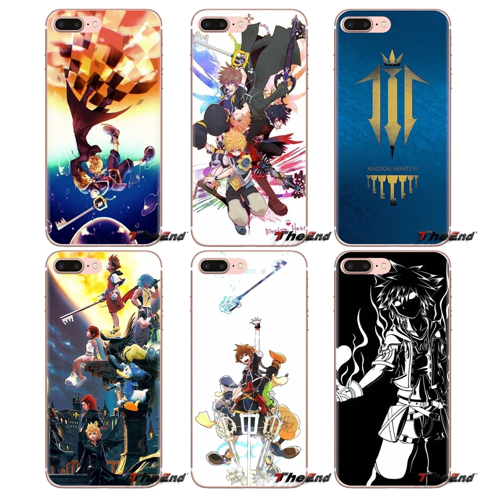 For Huawei Mate Honor 4C 5C 5X 6X 7 7A 7C 8 9 10 8C 8X 20 Lite Pro Transparent TPU Skin Cover Kingdom Hearts Game Keyblades Sora |