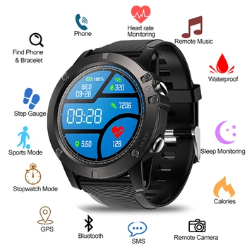 

VIBE 3 PRO Smart Watch 1.3 inch Touch Screen Heart Rate Pedometer Sports All-day Tracking Men Smartwatch Monitor For IOS Android