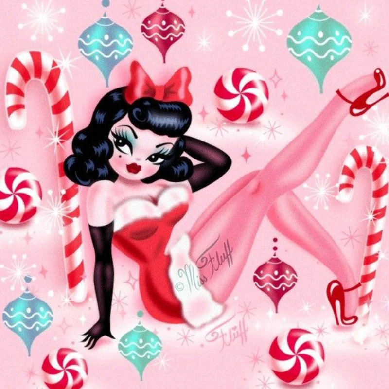 

FULL 5D DIY Diamond Painting Cross Stitch kit Cartoon Sexy Girl picture Gifts Diamond Embroidery mosaic pattern Home Decor