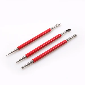 DIY кожа край тиснения Резьба Набор инструментов 3 шт./лот - изображение