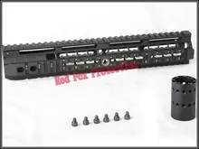 Высокое качество 12.6 дюймов handguard рельсовая система(БК/Тан) для AEG M4 с Бесплатная доставка