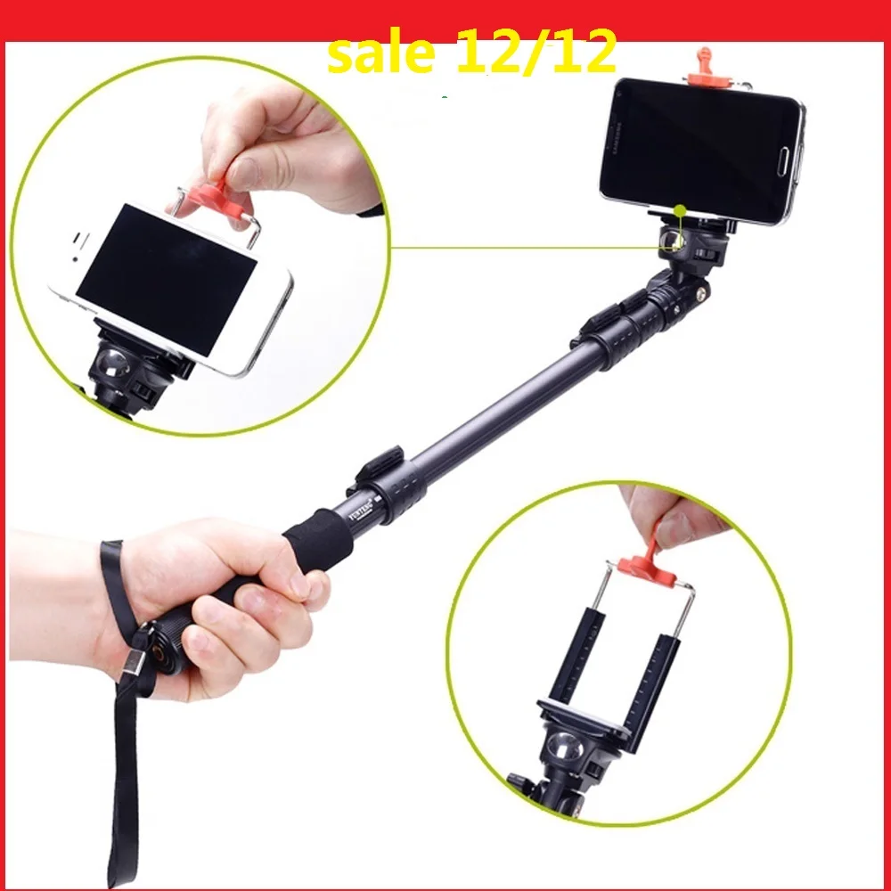 Yunteng C 088 Extendable Handheld Tripod Monopod Adapter Self Held with