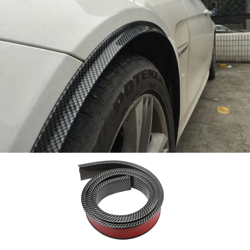 

Car Fender Flare Extension Wheel Eyebrow Protector Car Tires Eyebr soft Lip Wheel-arch Trim Wheel Eyebrow Arch Decorative Strip