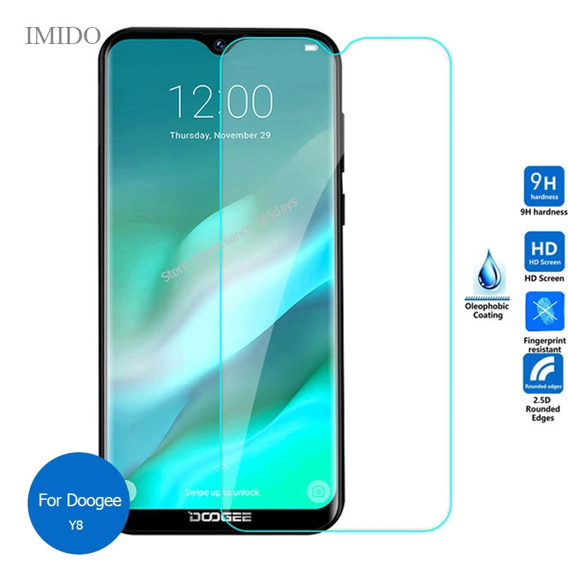 

2PCS For Doogee Y8 Plus N10 X90L S90 Tempered Glass Screen Protector 9h Protective Film on Dooge Y 8 Y8Plus X90 N 10 X 90L