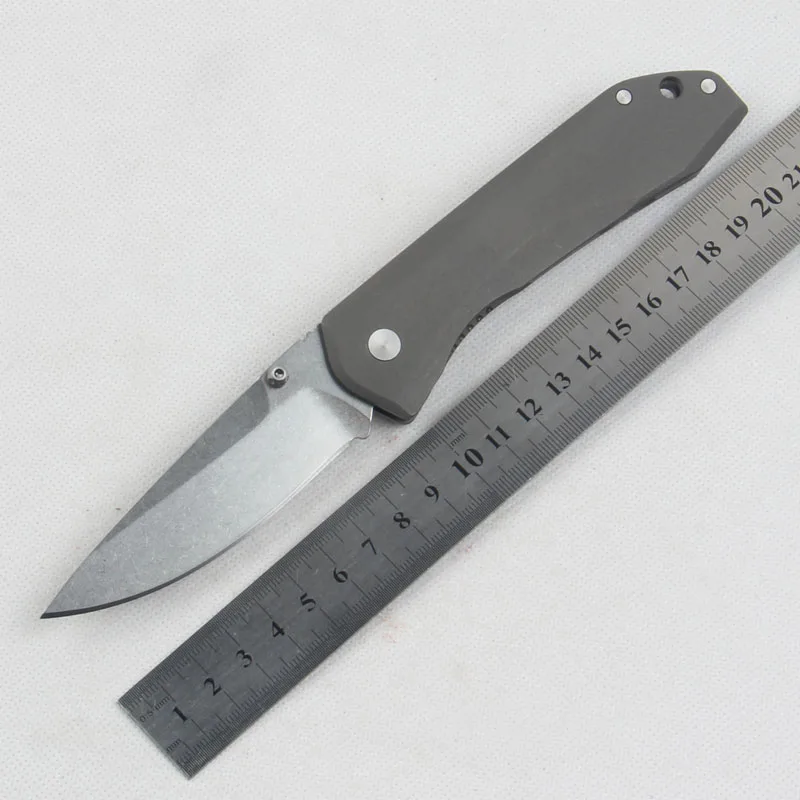 

Ball bearing folding knife S35VN blade TC4 Titanium handle camping hunting outdoors pocket survival knives Utility EDC tools