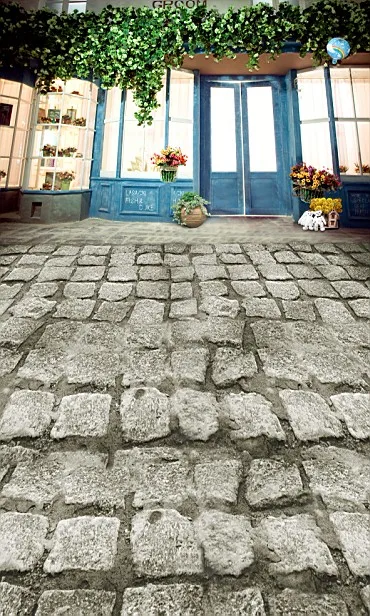 

New Arrival Background Fundo Stone Road In Front Of The Vines 300Cm*200Cm(About 10Ft*6.5Ft) Width Backgrounds Lk 3766