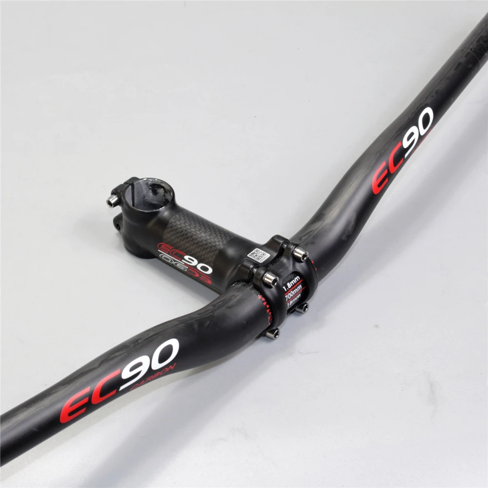 EC90 Full Carbon Mountain Bike Handlebar MTB 31.8mm Carbon Fiber RiserFlat Handle Bars UD Bicycle Handlebars (11)
