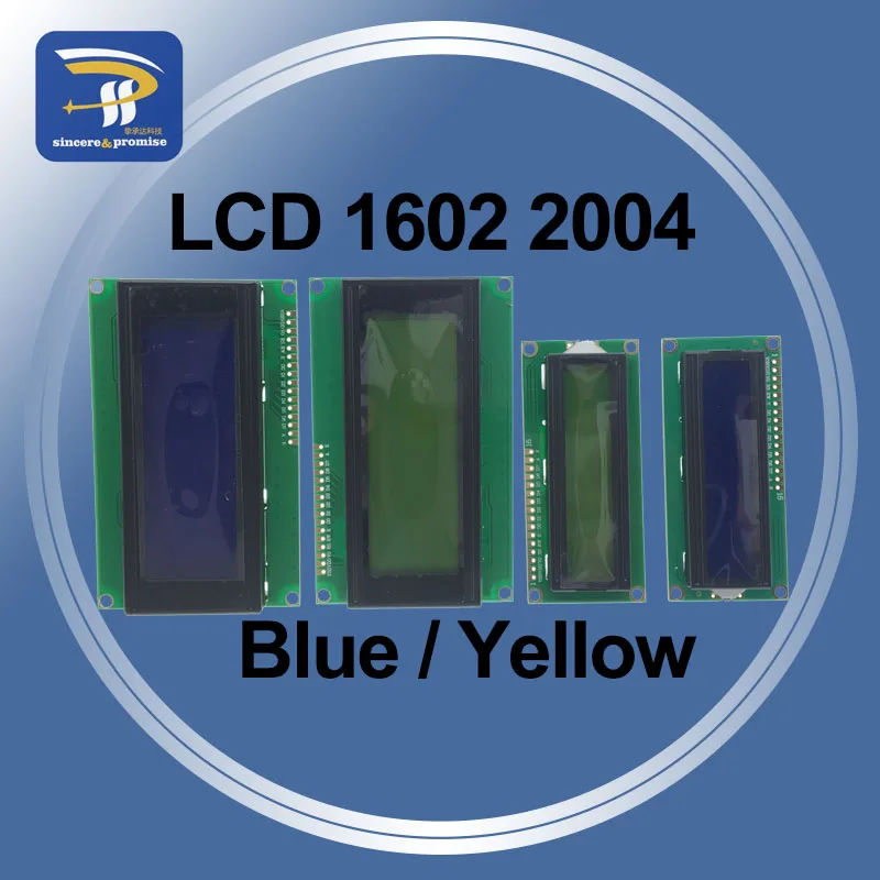 Модуль ЖК дисплея PCF8574 1602 1602A 2004 2004A 12864 12864B сине желто зеленый экран IIC I2C 5 В для