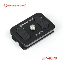 SUNWAYFOTO DP-48P0 головка штатива быстросъемная пластина пользовательская пластина для Arca P0 головки для DSLR камеры qr-пластина