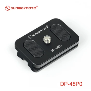 

SUNWAYFOTO DP-48P0 Tripod Head Quick Release Plate Custom Plate for Arca P0 Heads for DSLR Camerat QR Plate
