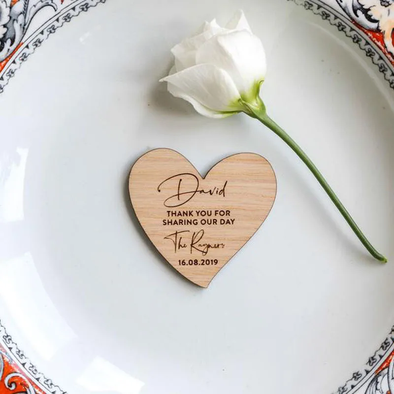  personalize wooden save the date magnetWedding Invitation Rustic Fridge MagnetCalendar Save the Dat - 4000026939308