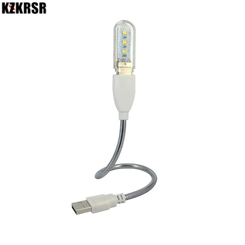 

mini Led Night Light 3/8Led DC5V USB lamp with Flexible Hose Extension wire Used for USB mobile power computer USB interface