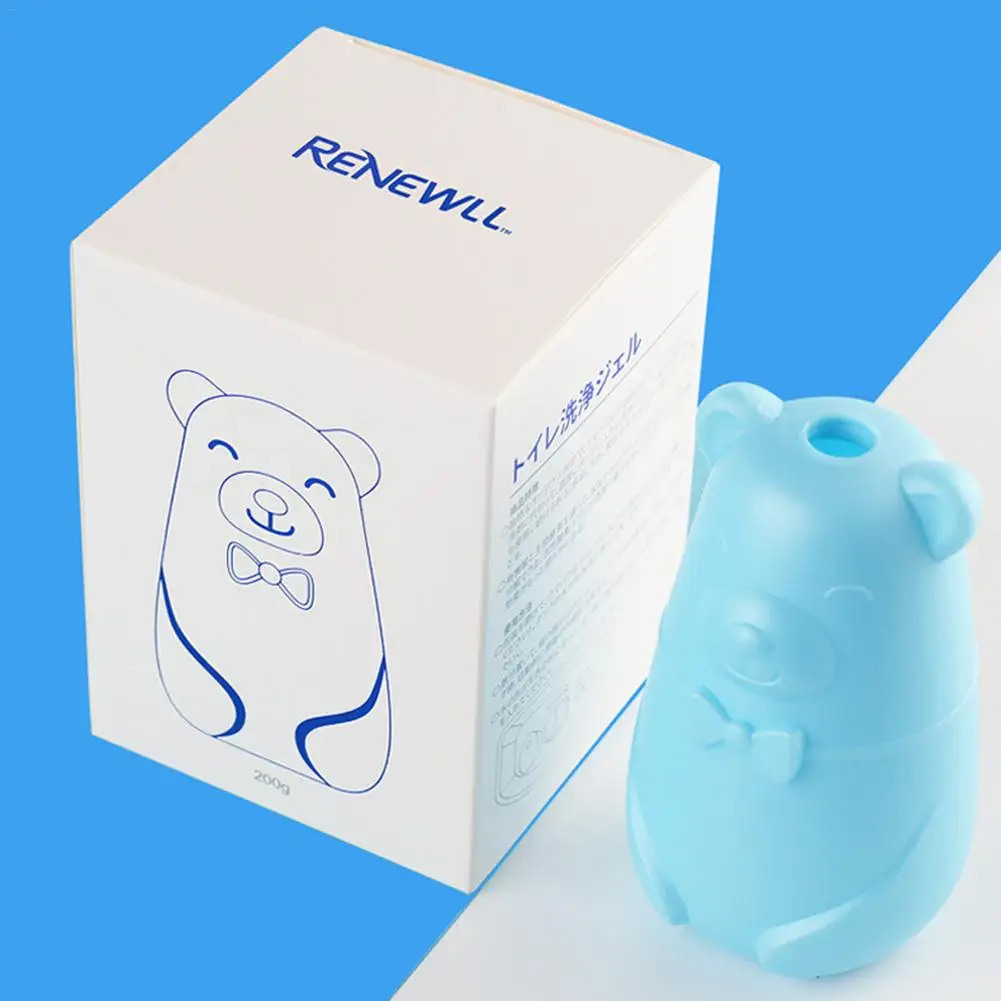 

PP + Microbial Fungicide Bear Blue Bubble Toilet Deodorant Toilet Liquid Detergent Toilet Helper Toilet Deodorant