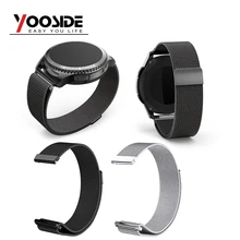 Gear S3 22 мм магнитный гибкий браслет из нержавеющей стали ремешок для часов для samsung gear S3 Frontier/S3 Classic
