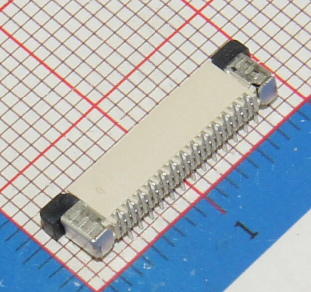 

10Pcs/lot Vertical Type 0.5mm 26P FFC FPC Socket 0.5mm Pitch 26Pin Flexible Flat Cable Connector