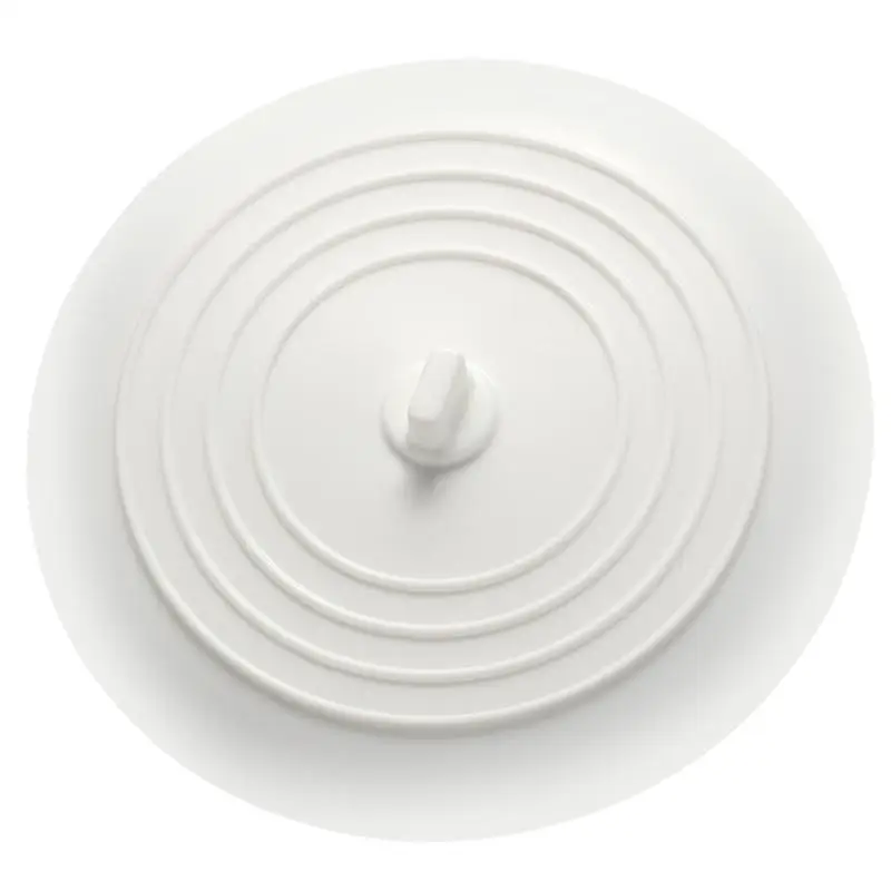

UEETEK 1 PC Durable Silicone Sink Stopper Tub Drain Plug Practical Tools For Kitchen Bathroom Laundries (White)