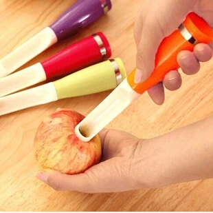Творческий Пластик трудосберегающий фрукты apple сердцевина груши твист ящик для удаления Кухня инструменты N6