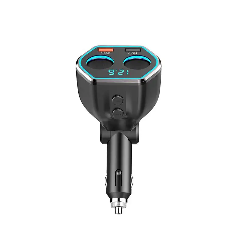 Беспроводной Bluetooth fm-передатчик Автомобильный MP3-плеер с умным чипом быстрая 5 В/2.4A двойной USB адаптер зарядное устройство для телефона
