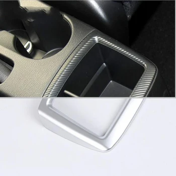 

For Mazda CX-3 2018 1PC Matte ABS Chrome Car Central Armrest Storage Box Cover Trim Car Styling Auto Accessories Free Shipping