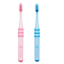 Детская Антибактериальная Щетина зубная щетка мягкая гибкая противоскользящая резиновая кольцевая ручка для рта чистая От 6 до 12 лет для ухода за полостью рта