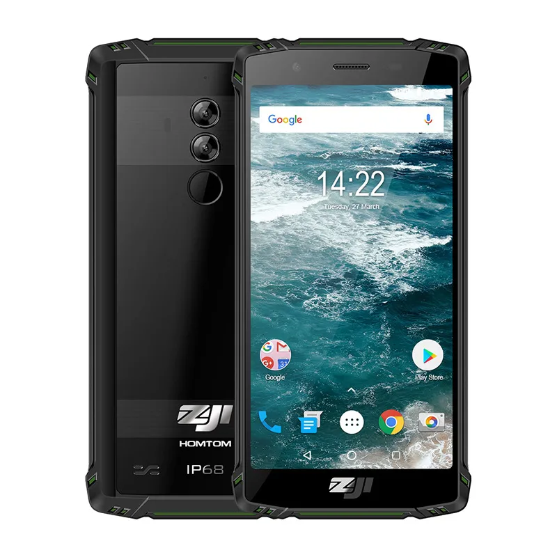 Зоджи Z9 IP68 Водонепроницаемый смартфон 5 7 &quotHelio P23 мобильного телефона Android 8 1 Octa core