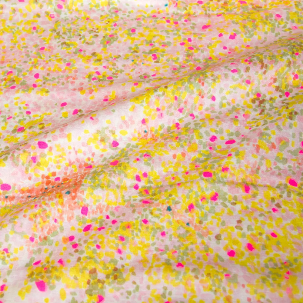 

50cm*106cm Japanese Nani Iro Soft Double Gauze Cotton Fabric Baby Cloth Birds Eye C