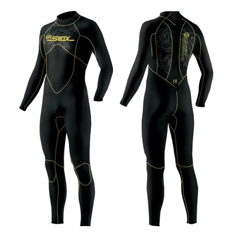 

Slinx 5MM Neoprene One-piece Wetsuit Men Women Frogman Scuba Dive Diver Wet Suit for Winter Swim Surf Snorkeling Spearfishing