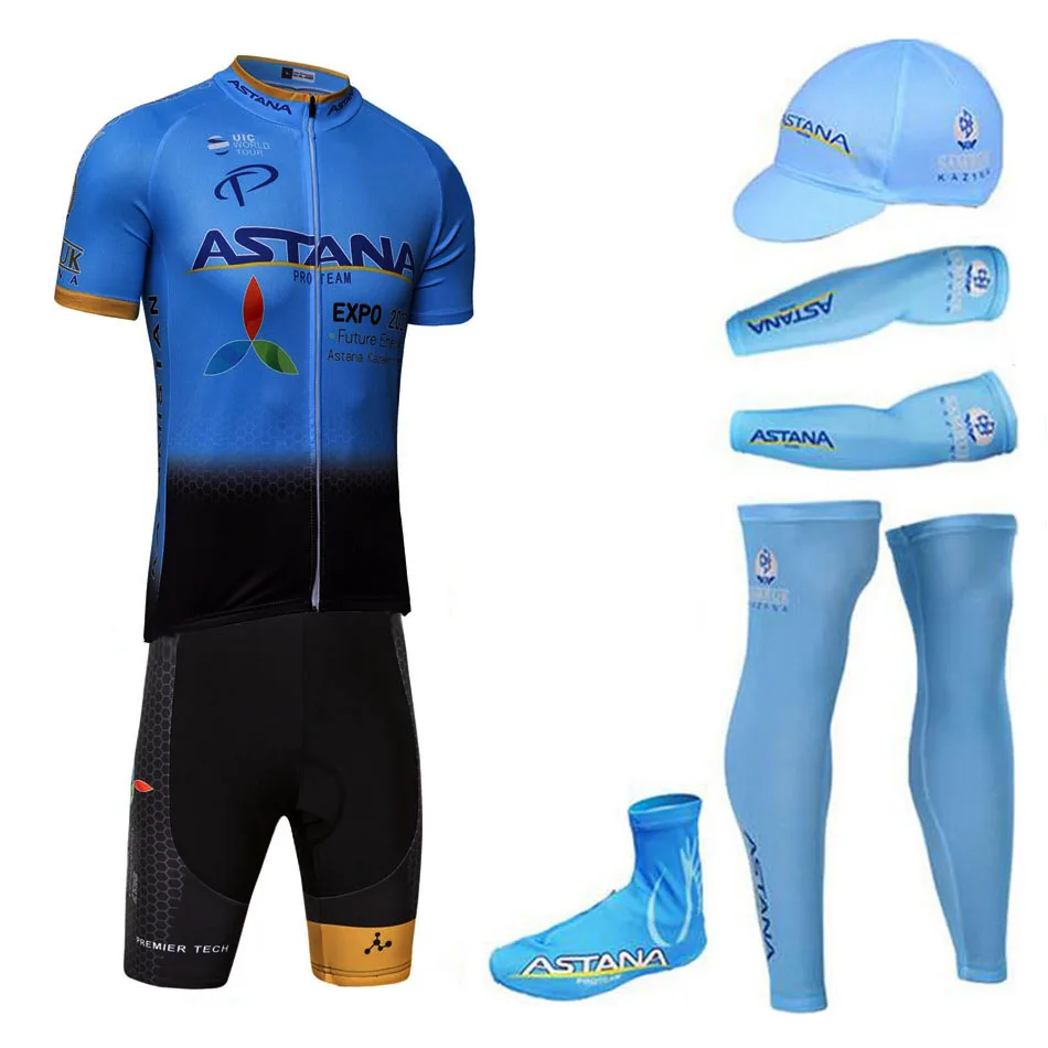 

2017 New Team ASTANA Quick-Dry Cycling Sets/Breathable Mountain Bicycle Roupa Ciclismo Cycling Clothing