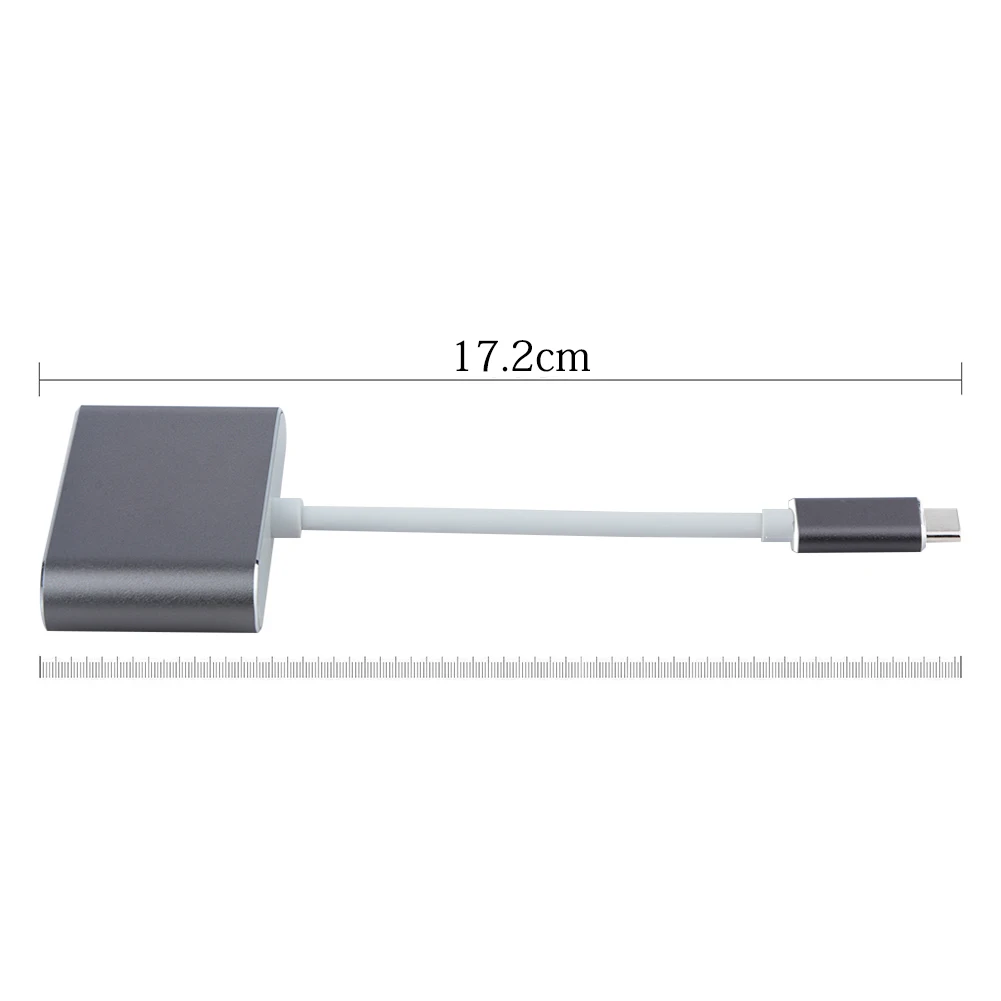 USB 3 1 Type c к концентратору VGA адаптер 4K UHD C концентратор конвертер для ChromeBook Pixel Android