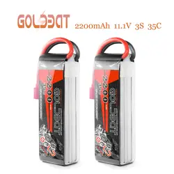 2 единицы GOLDBAT Lipo батарея 11,1 В 2200 мАч 3 S 35C Lipo батарея RC автомобиль с Deans Plug lipo зарядное устройство для RC грузовик RC самолет Heli