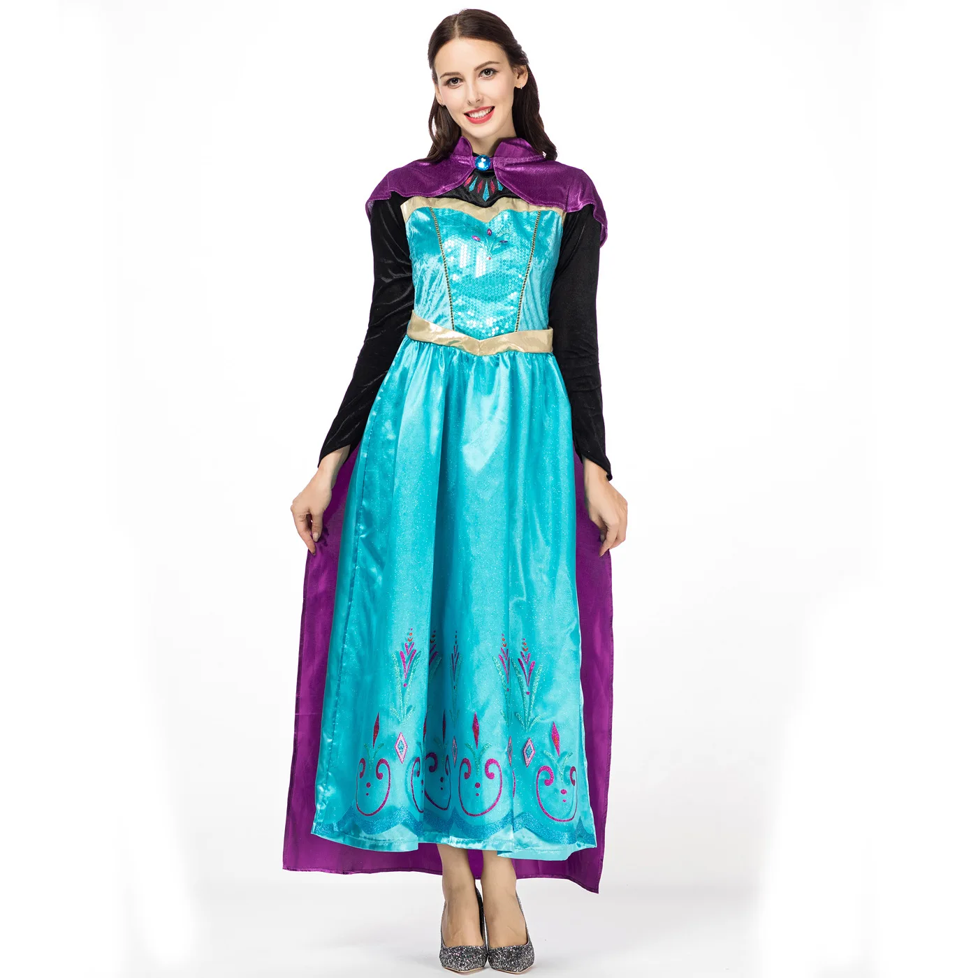 

New Anime Anna Princess Cosplay Costume Halloween Stage Costumes Disney Snow Queen Costume Cosplay