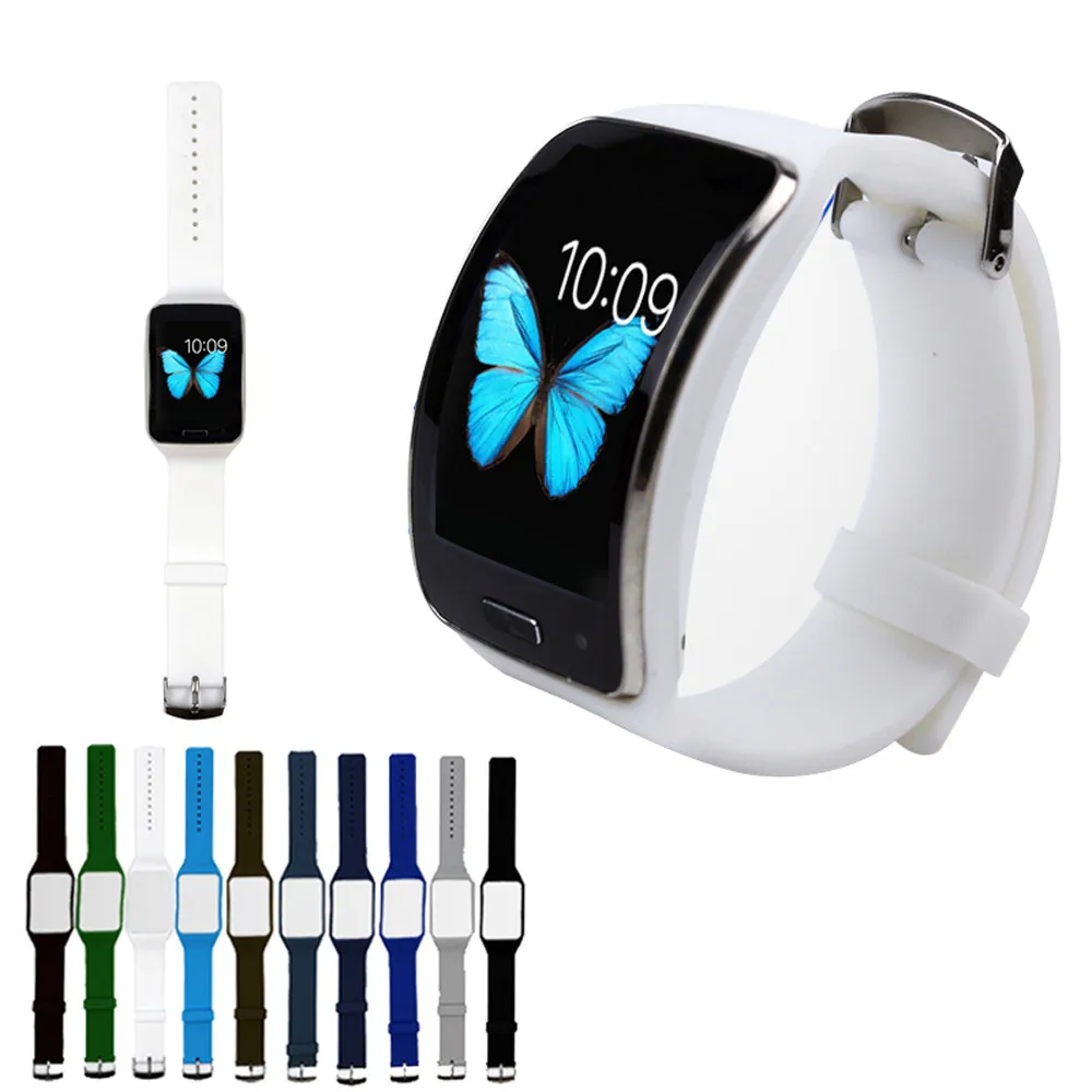 

Fashion Colorful Replacement Watch Wrist Leather Watch Band Strap Bracelet Wristband for Samsung Galaxy Gear S R750