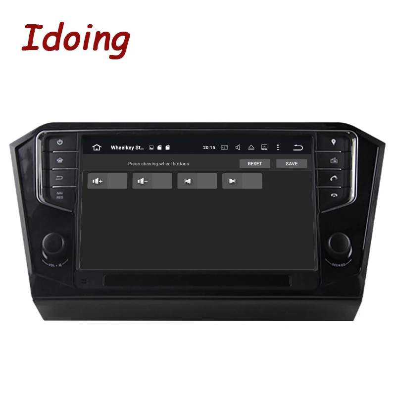Best Idoing 2GB+16G Steering-Wheel 2Din Android6.0 For Volkswagen Passat 2016 Car DVD Multimedia Player Built-in 3G Dangle 2