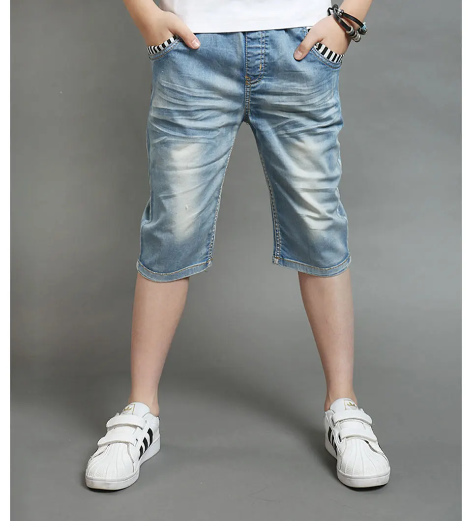 Новые повседневные короткие штаны для мальчиков шорты с эластичной резинкой на талии для мальчиков, одежда летние детские штаны для мальчиков 4, 6, 8, 10, 12, 14 лет