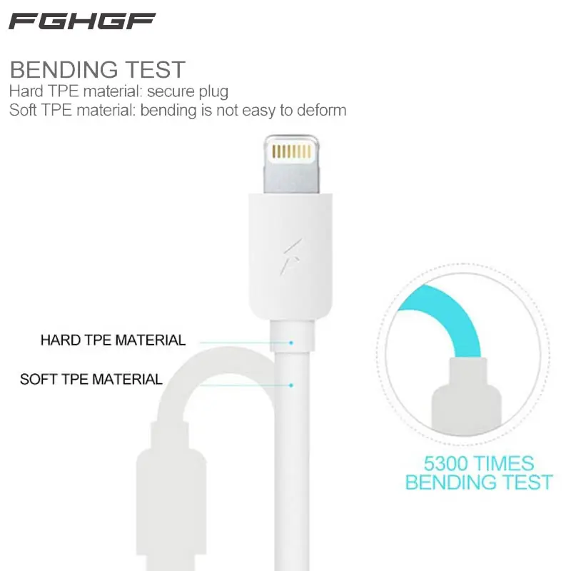 

FGHGF Micro USB Cable For Iphone Apple 5/7 /Ipad Fast Charging Data Transmission Combos Data Cable Standard Charging Data Line