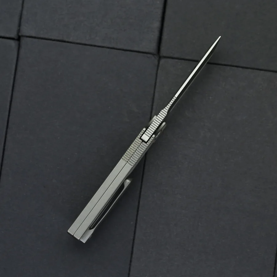 BEKETEN Rocket шнурок для ключей нож Мини карманный складной нож 8Cr13Mov лезвие титановая ручка наружные фруктовые сувенирные Ножи EDC инструменты