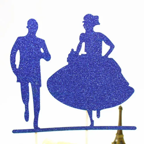 1pc Creative DIY Love Wedding Cake Flag Topper Multi Colors Cake Flags For Birthday Wedding Party New Years Cake Baking Decor