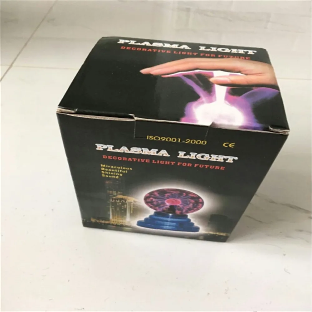 ICOCO Топ Kwaliteit 3 дюйма Магия USB Plasma Ball Сфера Licht Магия Плазменный Шар Кристалл Licht Transparante лампа Woondecoratie