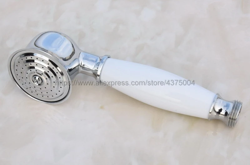 Telephone Hand Held Shower Head & 1.5 m Hose Water Saving Polished Chrome Handheld Sprayer Shower Set Nsx014