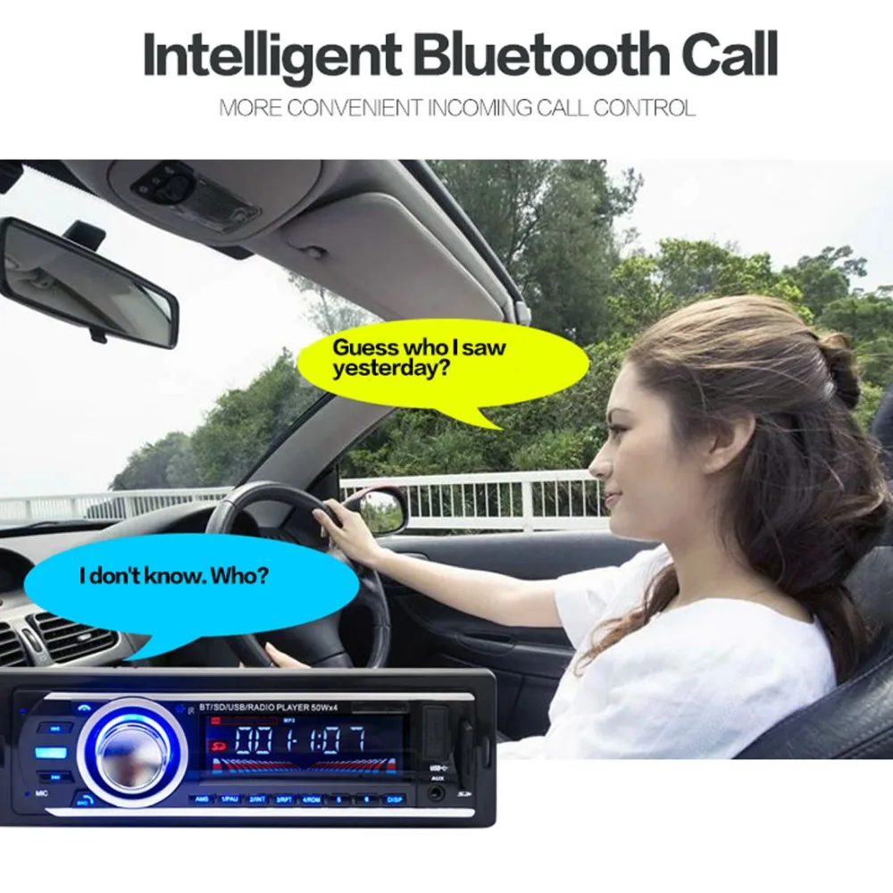  2126 Car Auto Radio Stereo Bluetooth AUX-IN MP3 FM / USB 12V Audio Player 1 Din Support for  three-band radio store FM1-FM2-FM3 