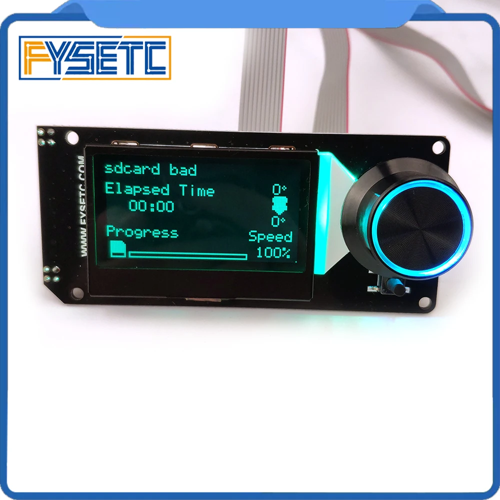 Мини 12864 смарт дисплей MINI12864 ЖК экран 128x64 5 в Поддержка Marlin DIY с SD картой для