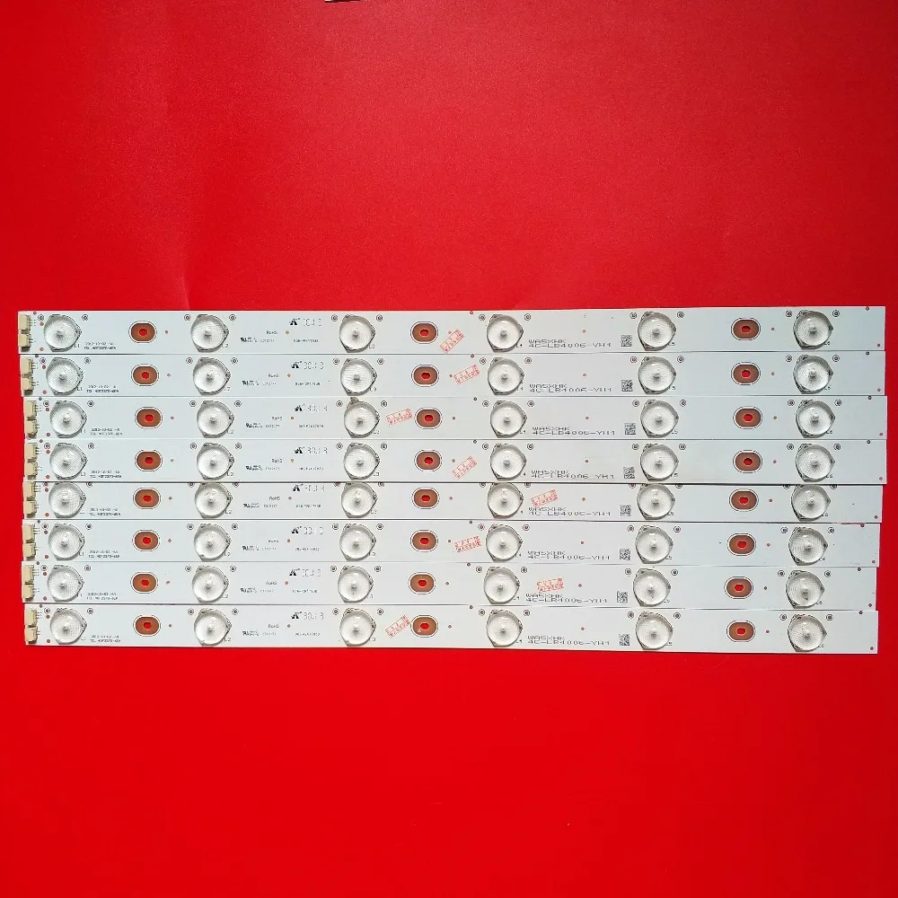 20 комплектов = 160 шт. светодиодный Подсветка полосы для TCL L40F3309B 4C-LB4006-YH1 006-P2K1793B 40F2370-6EA